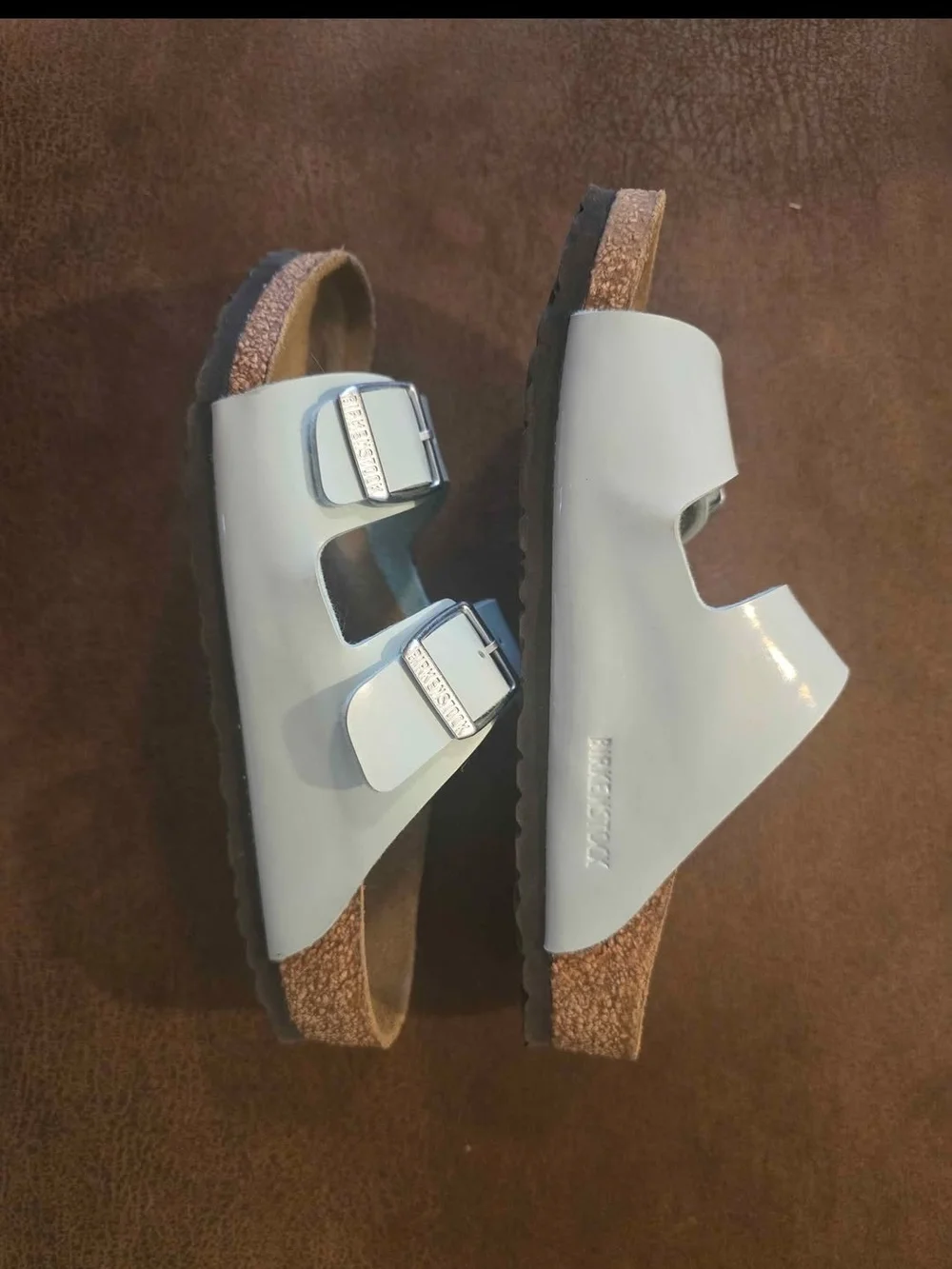 Birkenstock Kids Double Buckle Sandals in Light Blue